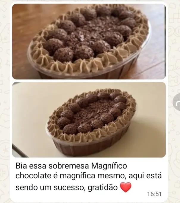 Prova social com feedback de aluna